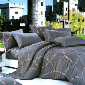 Blancho Bedding - [Reminiscent Mood] Luxury 5PC Comforter Set Combo 300GSM (King Size)