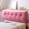 SOGA 100cm Red Triangular Wedge Bed Pillow â€“ Headboard Backrest and Bedside Tatami Cushion, Supportive Pillow for Reading, Relaxing, or Sleeping