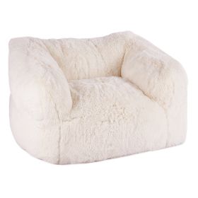 Bean Bag Chair, BeanBag Sofa Chair with Armrests for Adults, Fluffy Plush & High-Density Foam Filling Adult Bean Bag with Zapper