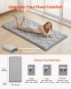 Japanese Tatami Mat, Twin Size Foldable Japanese Tatami Mattress, Futon Mattress with Storage Bag & Fastener, 9-Layer Floor Mat for Sleeping