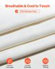 4-Piece Bed Sheet Set - Queen Size, 100% Bamboo Fiber Bedding Set, Cooling, Breathable & Shrink-Resistant Luxury Bed Sheet with Deep Pocket