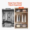 60L Large Storage Bags, 6 Pack Clothes Storage Bin, Foldable Closet Organizers Containers with Handle, Nov-woven Fabric Storage Bag for Clothing