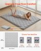 Japanese Tatami Mat, Queen Size Foldable Japanese Tatami Mattress, Futon Mattress with Storage Bag & Fastener, 9-Layer Floor Mat for Sleeping