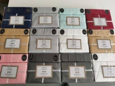 Vanessa 1800 Series Solid Microfiber 6 Piece Sheet Set (Bed Size: King)