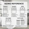 9 Piece in a Bag Thick Touch Bed Cover Curtain Set, Upgraded Luxury Bedspread Set, Bamboo microfiber All Season Bedding-Set For Home, RV Beding